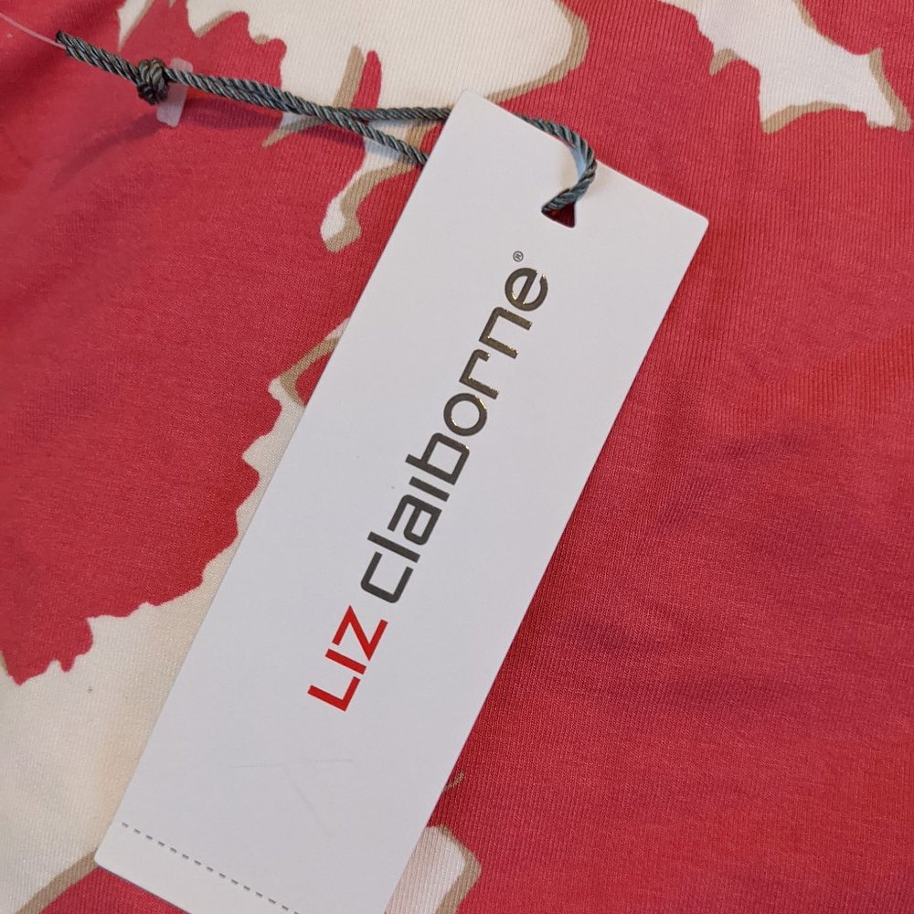 NWT Liz Claiborne Floral Print Mid-length Skirt
